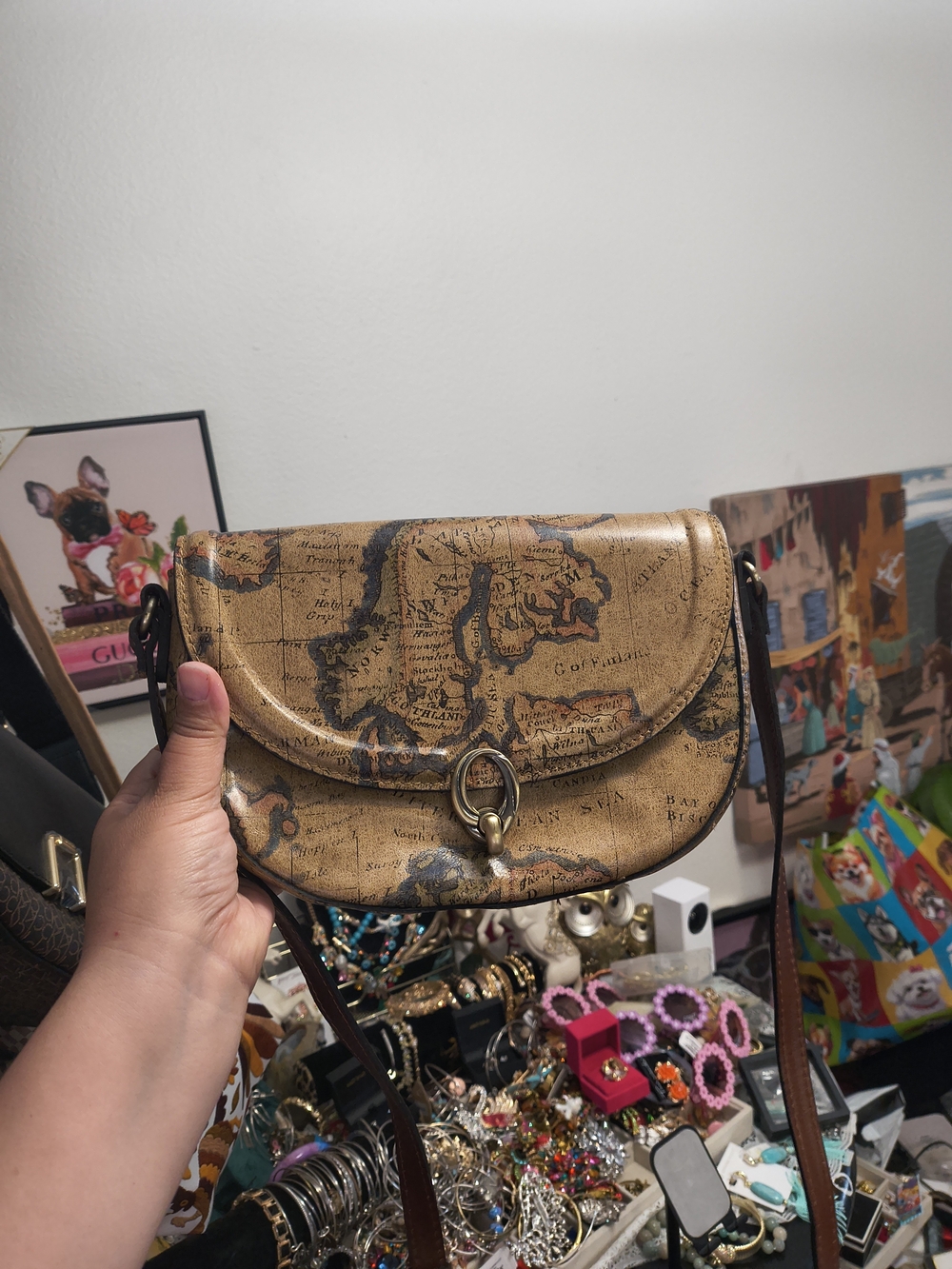 Nwot Patricia Nash Map Crossbody